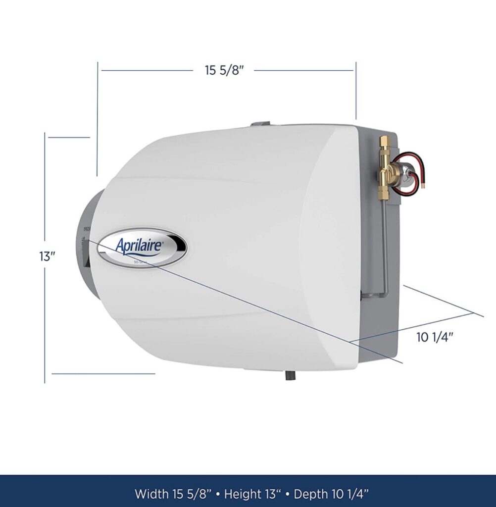 Aprilaire 500 Bypass Humidifier manual control with installation kit